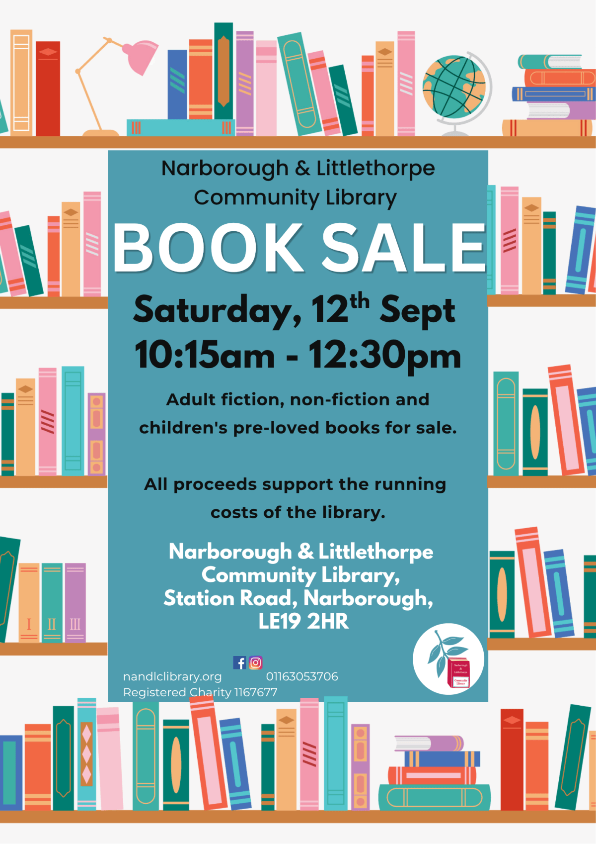Book Sale – Sept&nbsp;12th
